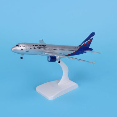 20CM AEROFLOT RUSSIAN AIRCRAFT MODEL DIECAST METAL MODEL AIRPLANES 16CM A330 1:400 A380 AIRBUS AIRPLANE MODEL TOY PLANE GIFT - PILOTSX